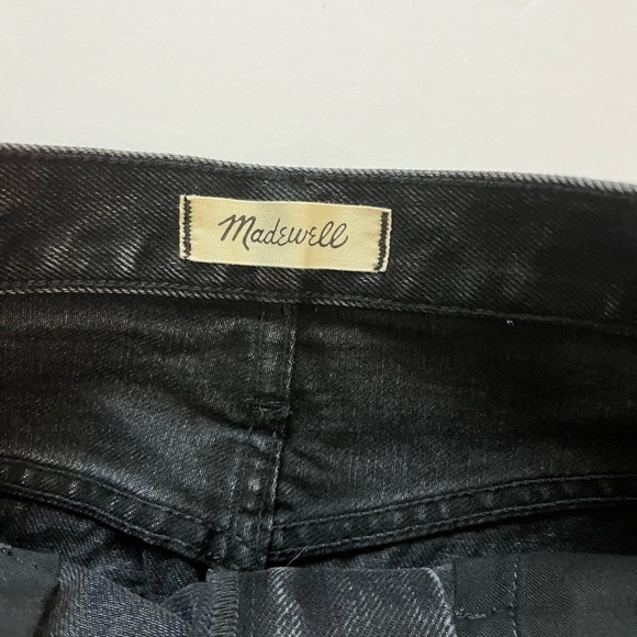 Madewell Black Jean Mini Skirt Size 25 - Picture 4 of 7